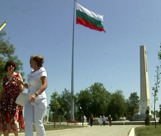 The tallest flagpole with the national flag in Bulgaria